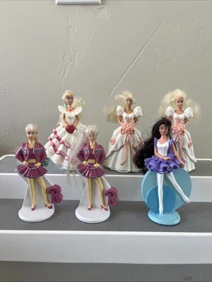 Винтаж 1993 Barbie McDonald's Mattel Happy Meal игрушки лот из 6 фигурок - Изображение 1 из 4