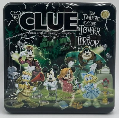 Disney Clue The Twilight Zone TOWER OF TERROR Hasbro Juego de Mesa COMPLETO Foto 1 de 3