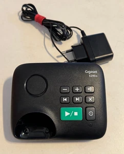 Gigaset E290A Telefon Basisstation mit AB ersatz Schwarz E290 Anrufbeantworter - Bild 1 von 3