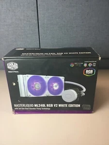 Cooler Master MasterLiquid ML240L V2 RGB White Edition, AIO CPU Liquid - Bild 1 von 4