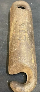 Antique Vintage Old Cast Iron Window Sash Counter Weight 3 Lb - Picture 1 of 8