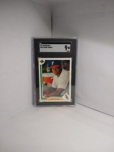 1991 UPPER DECK #246 FRANK THOMAS SGC 9 ROOKIE CARD P2