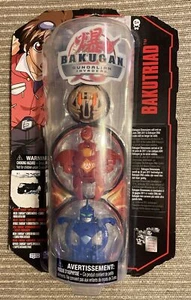 Spin Master Bakugan Gundalian Invaders confezione da 3 rosso, blu e marrone 2011 - Foto 1 di 6