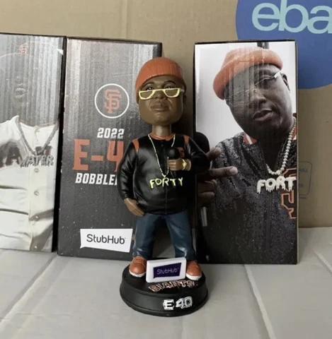 SF Giants E-40 Bobblehead SGA San Francisco E40 2022 Bobble NEW 🎁 Cover