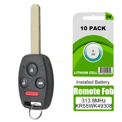 Mando a distancia 10 de repuesto para Honda Pilot 2009 2010 2011 2012 2013 2014 2015 Foto 1 de 4