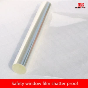 8 Mil Safety Window Glass Film Clear Security Uv Rejection 0.3m/0.5m/1m/2m/3m/5m - Picture 1 of 18