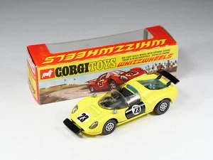CORGI WHIZZWHEELS - 344 - Ferrari 206 Dino Sport - Jaune - En boite - Picture 1 of 10