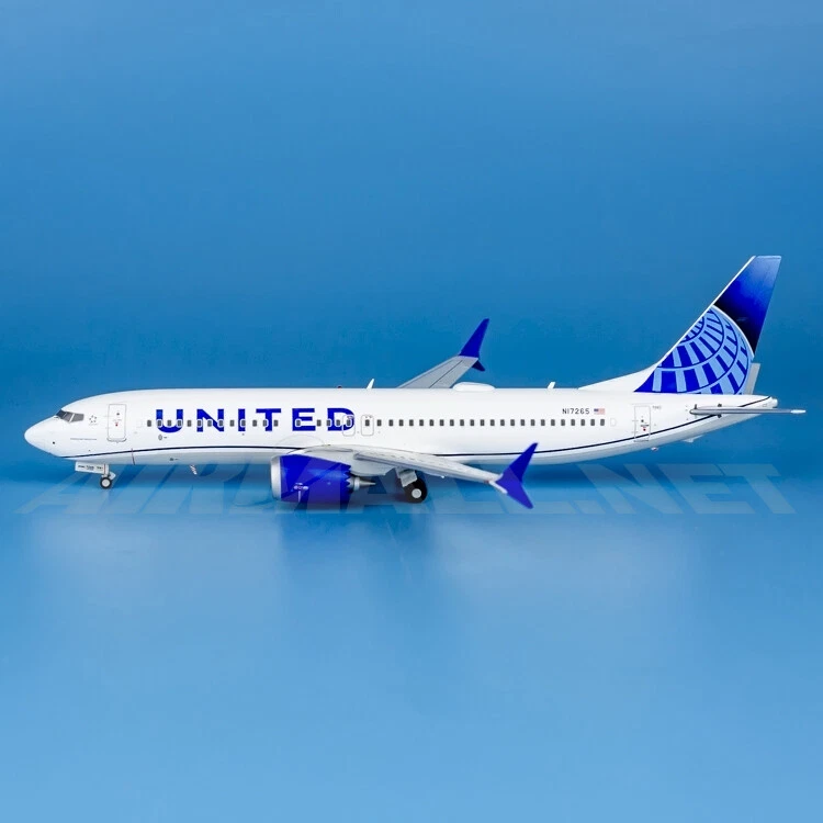 BOEING 737 MA AIRCRAFT "UNITED AIRLINES" 1/200 MODEL BY GEMINIJETS G2UAL1255
