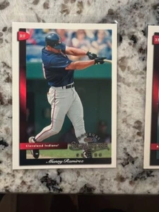 Tarjeta serie Donruss Signature 1998 Cleveland Indians Manny Ramírez #55 - Imagen 1 de 1