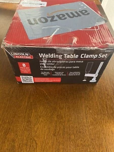 Lincoln Electric K5442-1 F-Clamp Kit 8 Piece Portable Welding Table Set - Picture 1 of 5
