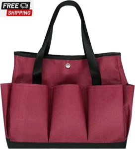 Tool Bag Garden Tote Large Organizer Bag Carrier Gardening Storage Tote with Int - Picture 1 of 7
