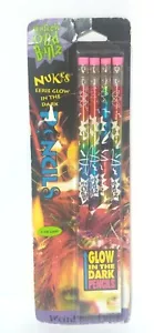 Glow in the Dark Vintage Nukes Rare Pentech Odd Ballz Pencils 1994 NOS - Picture 1 of 12