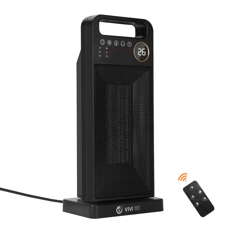 Vivi Idee® Keramik Heizlüfter 2000W mit Fernbedienung energiesparende Heizung - Bild 1 von 4