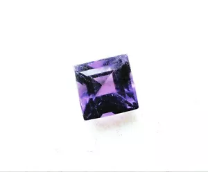 PIETRA PREZIOSA AMETISTA VIOLA SCURO SFACCETTATA TAGLIO QUADRATO 4mm Africa vs grado - Foto 1 di 2