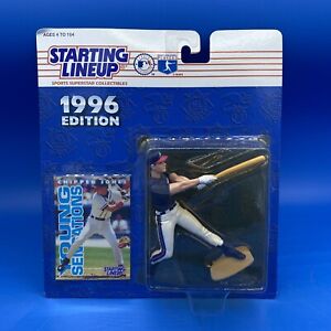 1996 STARTING LINEUP CHIPPER JONES ROOKIE FIGURE AND CARD~NEW IN PACKAGE~BRAVES!