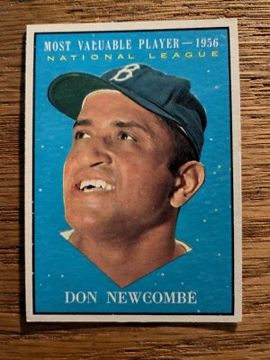 1961 Topps - Jugadores más valiosos #483 Don Newcombe, Brooklyn Dodgers, EX Foto 1 de 2