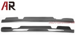 Real CF Carbon Fiber Side Skirts Lip For 2005-2013 Chevy Corvette C6 Z06 ZR1 - Picture 1 of 3
