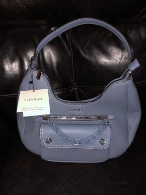 ellen tracy синий галечное зерно Дамская сумка с Ярлыками!! - Изображение 1 из 4