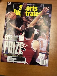 June 11 1990 Isiah Thomas Detroit Pistons Basketball Sports Illustrated Magazine - Picture 1 of 1