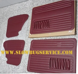 VW MAGGIOLINO DAL 8.66 BERLINA - 4 PANNELLI VINILE BORDEAUX + KIT MONTAGGIO - Imagen 1 de 2