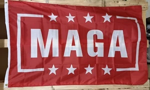 Donald Trump MAGA Flag FREE SHIP Jd Vance Save America Republican USA Sign 3x5’ - Picture 1 of 1