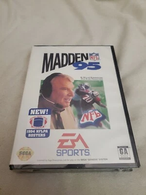 Madden NFL 95 - Sega Genesis - Brand New & Sealed! - Item # 2 - Image 1 of 4