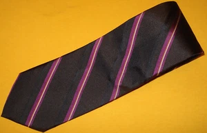 HICKEY FREEMAN MULTI COLOR STRIPED TIE - TIES - NECK TIES - DESIGNER TIES. - Picture 1 of 3