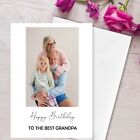 Personalised Birthday Photo Card any name for Grandma Grandpa Girl Boy Friend