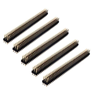 Cabezal de pasador macho recto de triple fila de 2/10/20 piezas 2,54 mm 40 pines - Imagen 1 de 4