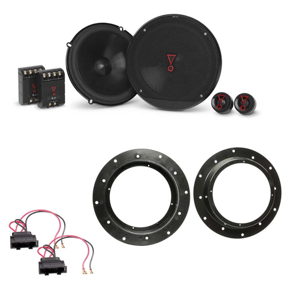 JBL Stage3 607C 2-Wege Einbauset für Golf 5 Jetta Sharan Tiguan Touareg vorne - Bild 1 von 1