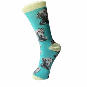Calcetines novedosos cara de perro talla EE. UU. 7 1⁄2 - 12 1⁄2 - Imagen 1 de 8