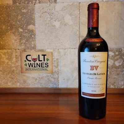 V 92 pts! Beaulieu BV Georges de Latour 2011 reserva privada Cabernet Sauvignon Foto 1 de 3