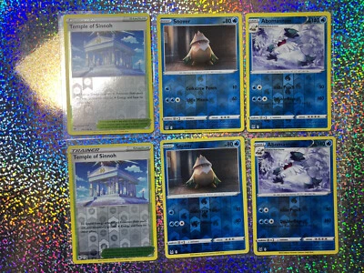 Pokemon TCG Lost Origin Reverse Holo: 043/196 Abomasnow; 042/196 Snover - Image 1 of 4