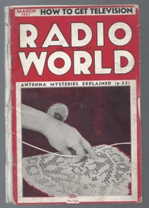1937 MARSZ Radio World magazyn Antena Tajemnice, Jak zdobyć telewizję - Zdjęcie 1 z 3