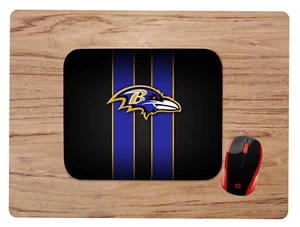 BALTIMORE RAVENS DESIGN MOUSEPAD MOUSE PAD HOME OFFICE GIFT NFL - Picture 1 of 1