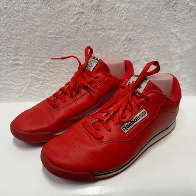 Zapatillas deportivas Reebok Princess Classic J95025 EE. UU. 11 Techy de cuero rojo Foto 1 de 4