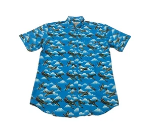 RSVLTS X Dare Mighty Things Kunuflex Kurzarm Shirt Größe Large War Planes - Bild 1 von 4