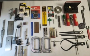 Maschinist Werkzeug Posten Schaftfräser Blöcke Schraubenschlüssel Werkzeuge etc.. LOT # 4 - Bild 1 von 15