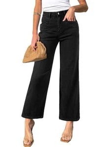 Jeans for Women Wide Leg High Waisted Stretchy Jeans Straight Leg Zimbaplatin... - Picture 1 of 6