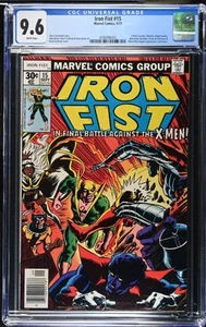 Iron Fist #15 CGC 9.6 NM+ X-men Final Issue Marvel Comic Ultra High Grade - Picture 1 of 2