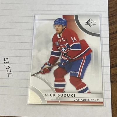 2023-24 Sp Authentic - Nick Suzuki #28 - Image 1 of 2