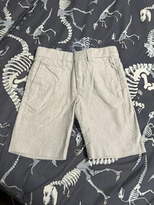 Jcrew Crewcuts Boy's Slim Gray Ludlow Adjustable Waist Shorts Size 5 - Picture 1 of 4