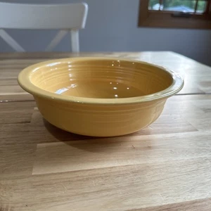 FiestaWare Vintage YELLOW 8 1/2" NAPPY SERVING BOWL Fiesta - Picture 1 of 6