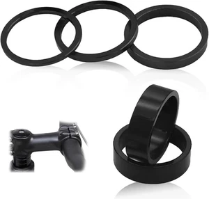 TuseRxln Headset Spacers Road Bike Stem 5 Pcs Aluminium Alloy 2mm 3mm 5mm 10mm - Picture 1 of 8
