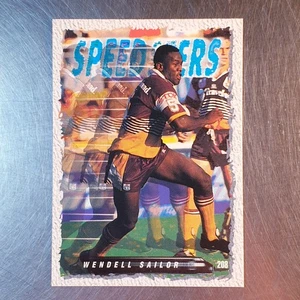 1995 NRL Dynamic Series 1 Speedsters Base Card #208 Wendell Sailor Broncos - Picture 1 of 2