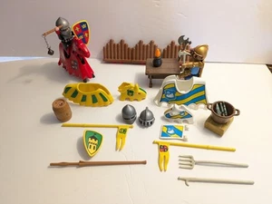 Playmobil- MEDIEVAL CASTLE - Tournament Jousting Knights Vintage Replacement - Picture 1 of 12