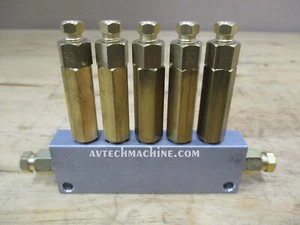 Ishan Oil Lubrication Manifold Distributor 5 Output DXV1-500 - Picture 1 of 3