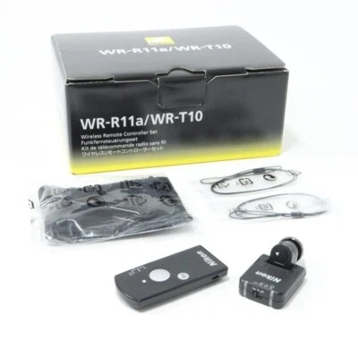 Nikon Shutter Release Wireless Remote Controller Set WR-R11a / WR-T10 from Japan - Image 1 of 4