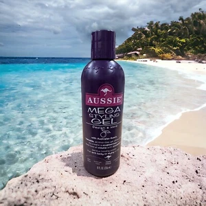 Aussie Mega Styling Gel Design fester Halt, 8 flüssige Unzen - Bild 1 von 3