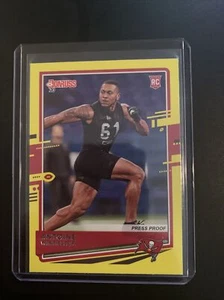 2020 Donruss Antoine Winfield Jr #288 Buccaneers SSP Yellow RC - Picture 1 of 6